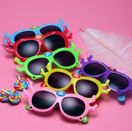 Дети мультфильм животных солнцезащитные очки детские девочки мальчики летние пляжные очки очки UV400 красочные