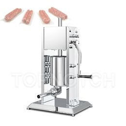 Commercial Homemade Kitchen Multi Function Sausages Processing Machine Manual Sausage Fill Meat Stuffer Vertical Stainless Steel