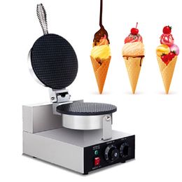 1300W Electric Eggs Roll Maker Crispy Omelette Non-Stick Baking Pan Waffles DIY Ice Cream Machine Automatic Temperature Control