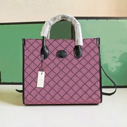 Lady Tote Crossbody Bag Multicolor Designer Handbag Diamond Cheque pattern Shoulder Lattice Bags purse