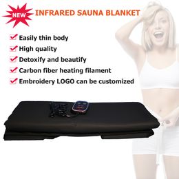 Personal Far Infrared Sauna Blanket For slim Body Shaper Muscle Toning Spa Detox Therapy Portable Slimming Machine