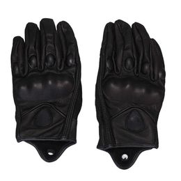 Retro Real Leather Motorcycle Gloves Moto Waterproof Gloves Motocross Gloves M-XL H1022