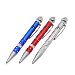 2022 Pen Shape Smoking Pipe Disguise Pipes ( Can Write on Paper ) Metal Smokings Tobacco 130 MM Colour Random