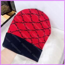 Top Quality Women Mens Knitted Hat Designer Caps Hats Lady Winter Autumn Letters Bucket Hat Casquette Wool Outdoor Fashion Street D218132F