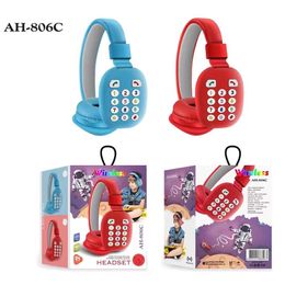 Popular AH-806C earphones Wireless Bluetooth Headband Game Headphones For Kids Gift Colourful Bt 5.0 Headset