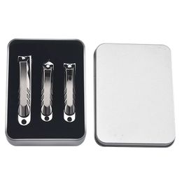 Wholesale Nail Manicure Tools 3 Pcs Nail Clippers with Box Home Use Personal Nail Manicure Set