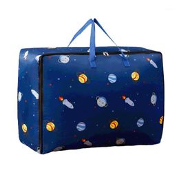Storage Bags Multifunction Bag Packing Organiser Blue Save Space Waterproof Oxford Cloth Box