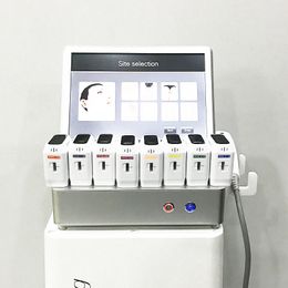 Professional 4D 3D HIFU Machine High Intensity Focused Ultrasound Skin Tightening Face Lifting Body Slimming Wrinkle Removal 12 Lines with 8 Cartridges