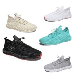 running shoes spring summer mens sneakers black white breathable outdoor wear mes