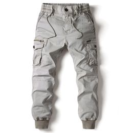 Cargo Pants Men Jogging Casual Pants Cotton Full Length Military Mens Streetwear Mens Work Tactical Tracksuit Trousers Plus Size 211201