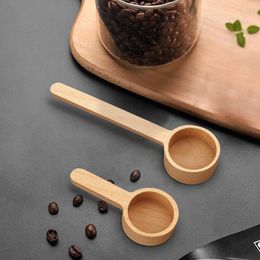 Wooden Coffee Scoop Measuring Spoons Wood Coffee Beans Spoons Used For Coffee Bean Protein Powder Tea