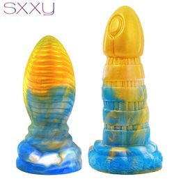 Anal toys SXXY Sex Toys Big Butt Plug Fantasy Dildo Male Anus Masstubator Vagina Stimulate Sexules Shop Accessories for Adults 18 1125