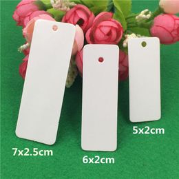 Bookmark 50 Pcs Various Sizes Pure White Rectangular Wedding Notes Label Office Message Card