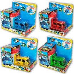 1pc baby toy Korean Cartoon Tayo the Little Bus Model Mini Plastic Tayo Bus Baby for Kids LJ200930