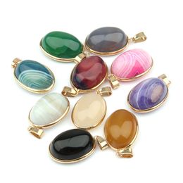 Natural Stone red pink purple Agate Pendant charms DIY for druzy bracelet Necklace earrings Jewelry Making