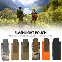 Tactical Molle M5 Flashlight Pouch CQC Single Pistol Magazine Case Torch Holder Outdoor Tourniquet Hunt Knife Light Holster Bag