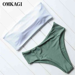 OMKAGI Brand Bikini Women Swimwear biquinis Sexy Push Up Bikinis Set Swimsuit Bathing Suit Beachwear Maillot De Bain Femme 210621