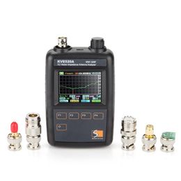 Walkie Talkie Baofeng Ham Antenna Analyzer KVE-520A Vector Impedance & 5 Adapter 133-177/195-280/395-520Mhz Professional Tester