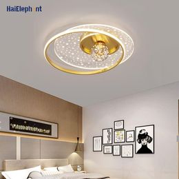 Ceiling Lights Modern Gypsophila Chandelier Lamps For Living Room Bedroom Study Gold Surface Mounted Home Deco Lighting Fixture