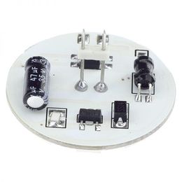 G4 3 W LED Ampul Işık Yuvarlak Kurulu SMD 5050 Geniş Voltaj AC / DC10-30 V Geri Pin 12 V 24 V MR11 MR16 Halojen Değiştirme