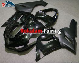 For Kawasaki ZX-6R 05 06 ZX6R Fairings ZX 6R 2005 2006 Black Aftermarket Fairing Motorcycle Fairings Kits (Injection Molding)