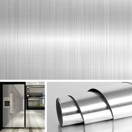 Window Stickers Est Kitchen Waterproof Wallpapers DIY Self Adhesive Fire Prevention Wall Sticker Aluminum Foil Contact Paper Cabinets Restor