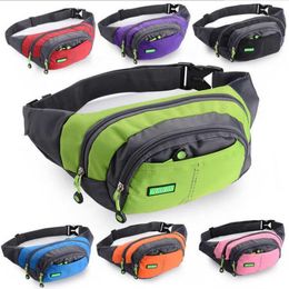 Portable Unisex Elasticity Phone Storage Waist Bag Waterproof Outdoor Sports Storage Pocket Running Smartphone Anti-theft Cell phones Holder Cover Waistbag