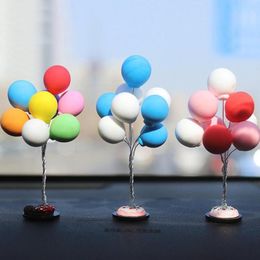 Interior Decorations Charming Auto Ornaments Colorful Lovely Balloon Car Decoration Mini Console Dashboard Supplies