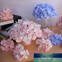 1 branch Decorative Flower Head Artificial Silk Hydrangea DIY Home Party Wedding Arch Background Wall Decorative Flower