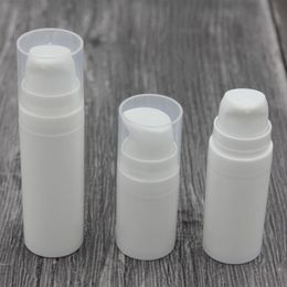2021 5ml 10ml White mini Airless Lotion Pump Bottle,sample and test bottle,Airless Container,Cosmetic Packaging