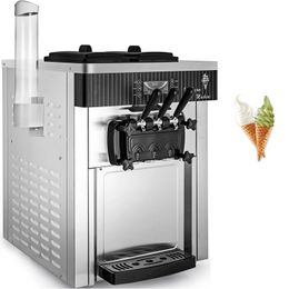 16-28L / H Soft Ice Cream Maker Vending Machine 2.2KW Fridge With Compressor Coolers For Yougurt Other Sorbet Commercial