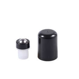 Refillable Compacts 18mm Steel Bead Ball Plug for 5-100ml Glass Perfume Roller Roll on Bottle, Metal Roller Stopper with lids