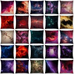 Cushion/Decorative Pillow 2021 Amazing Night Sky Gorgeous Nebula Distant Galaxy Mysterious Universe Cushion Cover Home Decor Sofa Throw Case