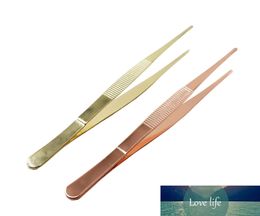 Garnish Tongs Tweezer Tongs with Serrated Tips, Comfortable Ridged Handle Copper Plated/Gold Plated-20cm/25cm/30cm
