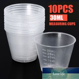 10pcs/lot 30ml Disposable Plastic Clear Measuring Cups Liquid Container Medicine Cups Home Kitchen Gadget Tool Measuring Cups Factory price expert design Quality