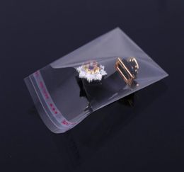 2021 6x9cm Clear Self Adhesive Seal Plastic bag-reusable earing/jewelry/candy packing pouch, free all clear poly bag 1000 Pieces / Lot