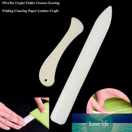 2Pcs/Set Bone Folder Craft Tools For Leather Scoring Folding Creasing Paper Home Handmade Accessories