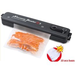 Household Vacuum Sealer Food Film Sealing Machine Packer With 10pcs Bags Kichen Tool