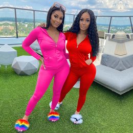 2022 Tracksuits two Piece Set Tracksuit For Women Elegant Top And Pants Set Womens Casual Sweat Suits Fitness Summer Outfits