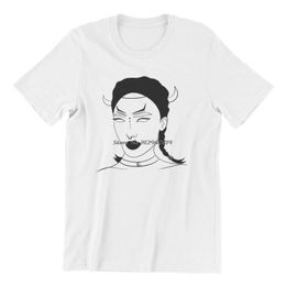 Men's T-Shirts T-shirt Devil Woman Fashion Vintage Men Cotton O-neck Tshirt Hip Hop Tees Streetwear Harajuku