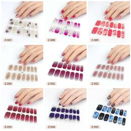 Shining Nail Sticker Decals for Girls 3D Crystal Glister Nails Stickers Gold Stamping with Manicure Tools