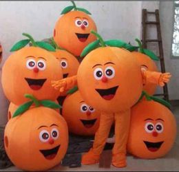 Professional Fruit Oranges Mascot Costume Halloween Christmas Fancy Party Dress Advertising Leaflets Clothings Carnival Unisex Adults Outfit