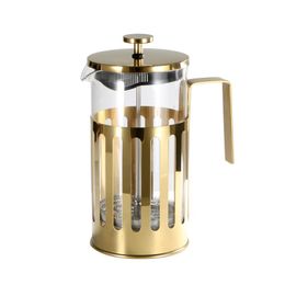 Glass Coffee Pots Manual French Press coffees Maker Tea Brewer Pot Kettle Coffeeware Kitchen Home Office Dining Bar Drinkwares Teaware ZL0023