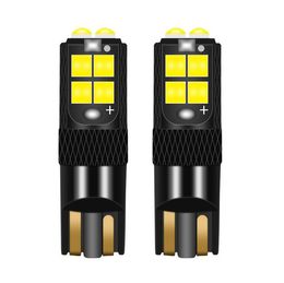 New Arrival 10V-36V Car T10 led bulb 3030 10smd 6000K Chip with Lens Auto Lamp Licence Plate Instrument Side Marker Clearance Lights