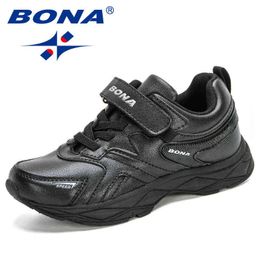 BONA 2020 New Designers Popular Sneakers Boys Girls Shoes Casual Running Shoes Children Sport Trainer Walking Shoes Kids Trendy G0114