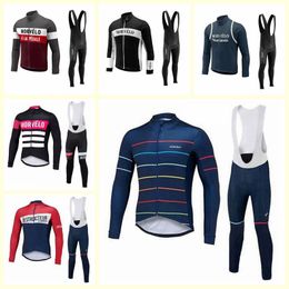 Morvelo team Cycling long Sleeves jersey bib pants sets New Men Maillot Ropa Ciclismo Mtb Bicycle outdoor sports U121010