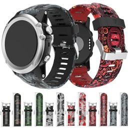 Watch Band for Garmin Fenix 3 Bands Silicone Replacement Watch Strap for Fenix 3/Fenix 3hr/Fenix 5X/Fenix 5X Plus Bracelet