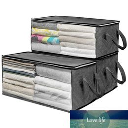 Large Portable Folding Under Bed Quilt Blanket Home Clothes Book Storage Bag Box Organiser Wardrobe