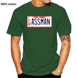 Men's T-Shirts Cotton Shirt Summer Style Cool Short Sleeve T Seinfeld Assman Nyc Plate Adult Fashion