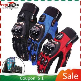 Motorbike Motorcycle Winter Male Thermal Heating Glove Women Driving Moto Cross Sports Finger Scooter Gloves